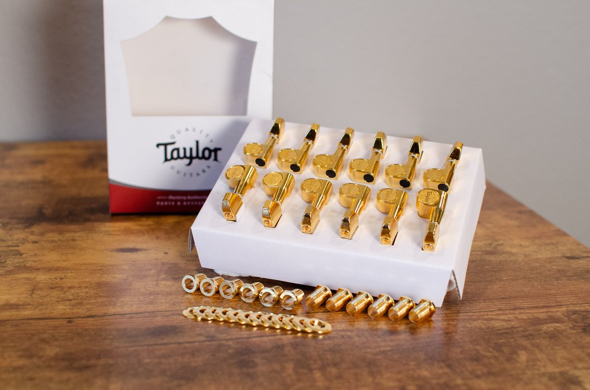 Taylor Guitar Tuners 18:1 - 12-String Polished Gold
