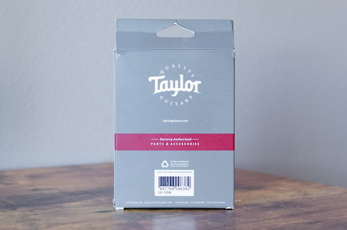 Taylor Guitar Tuners 18:1 - 12-String Smoked Nickel (181-12SN)
