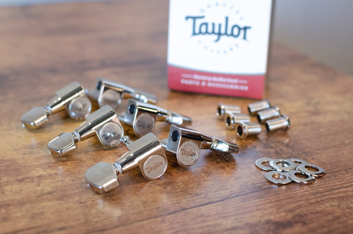 Taylor Guitar Tuners 18:1 - 6-String Polished Nickel