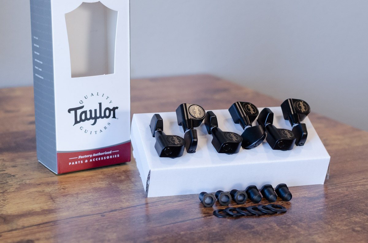 Taylor Guitar Tuners 18:1 - 6-String Satin Black