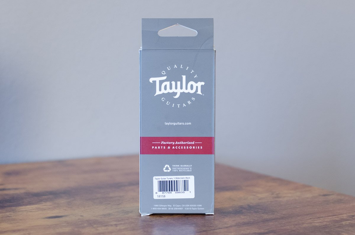 Taylor Guitar Tuners 18:1 - 6-String Satin Black