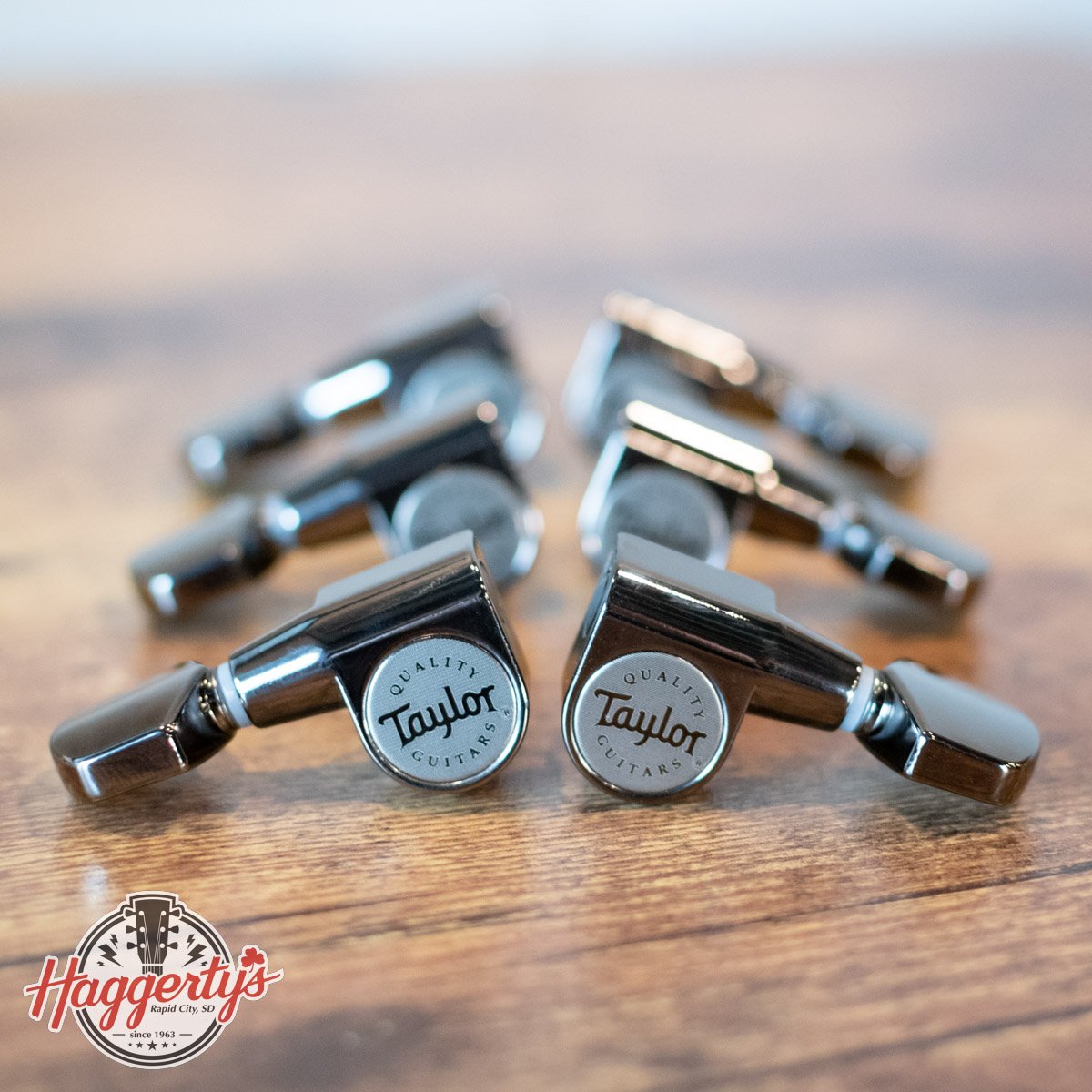 Taylor Guitar Tuners 18:1 - 6-String Smoked Nickel