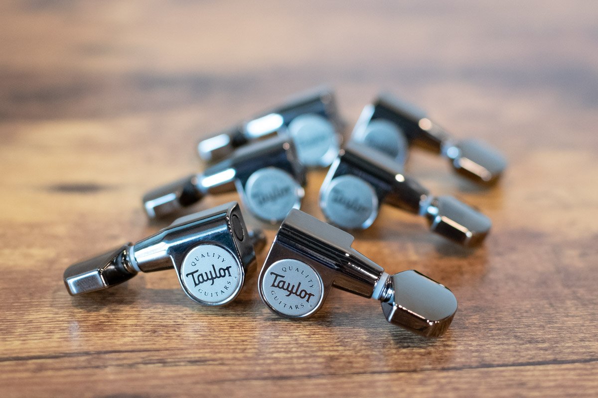 Taylor Guitar Tuners 18:1 - 6-String Smoked Nickel