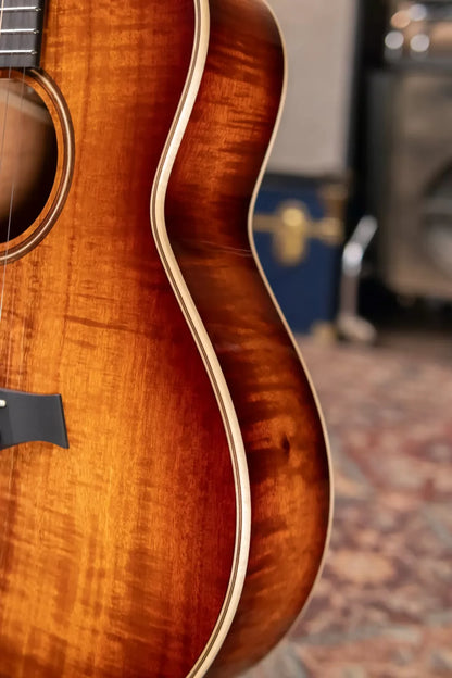 Taylor K21e Koa Grand Theater Acoustic/Electric Guitar with Aerocase - Factory Demo