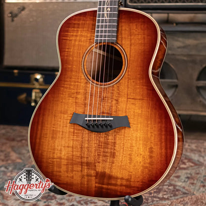 Taylor K21e Koa Grand Theater Acoustic/Electric Guitar with Aerocase - Factory Demo