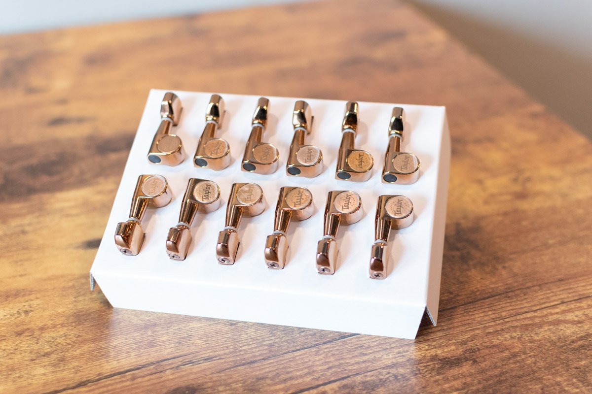 Taylor Mini Tuners 12-String Polished Bronze