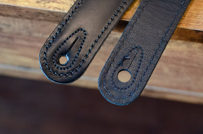 Taylor Nouveau Strap Presentation Series Black Leather 2.5"