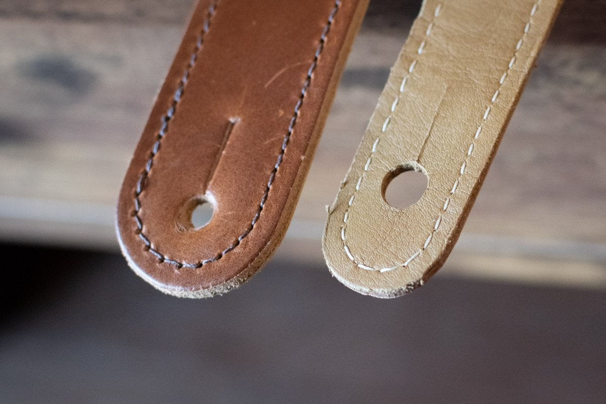 Taylor Nouveau Strap Presentation Series Medium Brown/Butterscotch/Distressed Brown Leather 2.5"