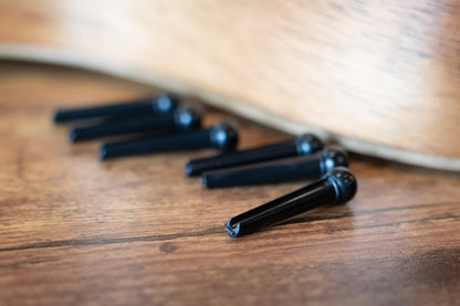Taylor Plastic Bridge Pins Black 6 Pack
