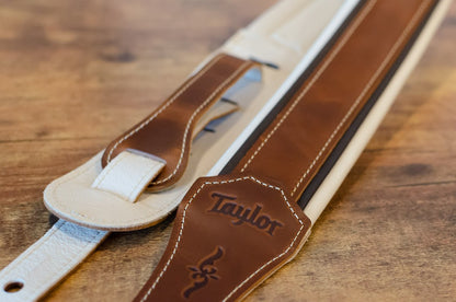 Taylor Renaissance Guitar Strap  - Cordovan Leather 2.5" (4105-25)