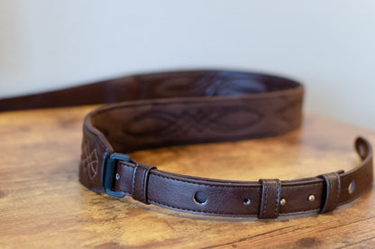 Taylor Strap Vegan Leather Guitar Strap - Chocolate Brown 2" (4200-20)