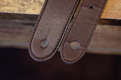 Taylor Strap Vegan Leather Guitar Strap - Chocolate Brown 2" (4200-20)