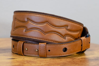 Taylor Vegan Leather Guitar Strap - Tan 2.75" (4202-27)