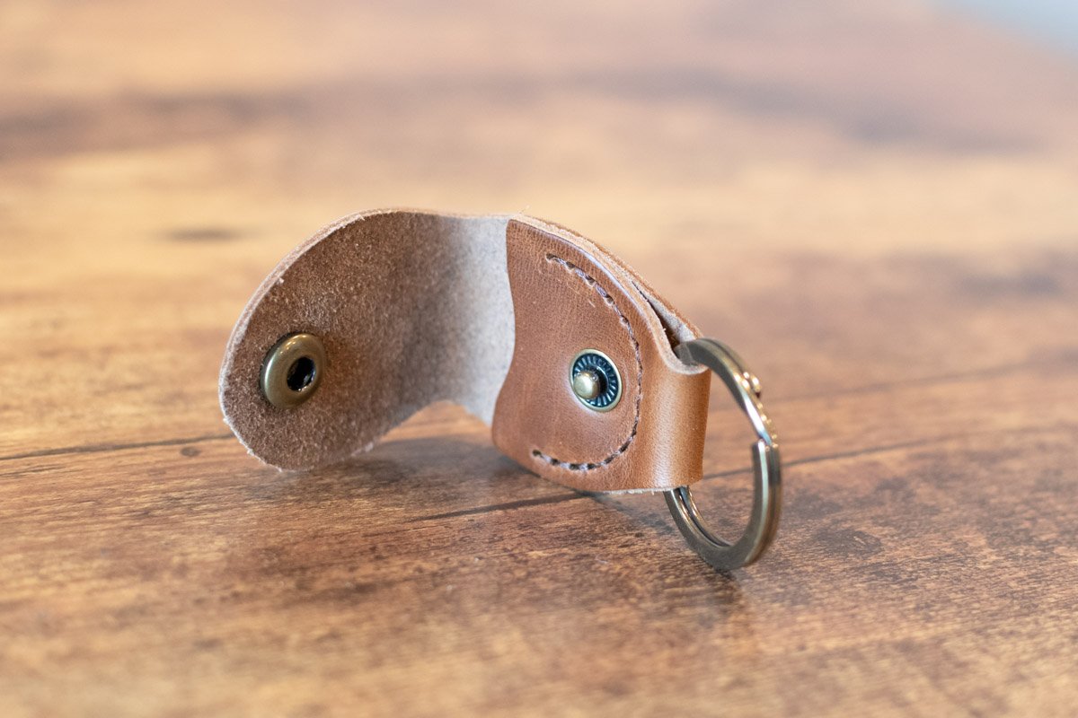 Taylor TKR-03 Taylor Key Ring with Pick Holder Medium Brown