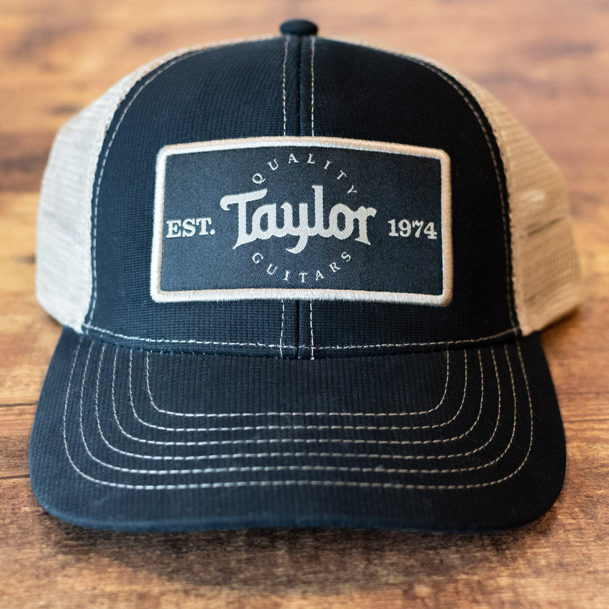 Taylor Guitars - Trucker Cap Black/Khaki - Taylor Patch