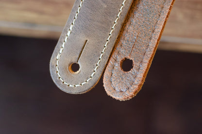 Taylor Wings Strap 600 Series Dark Brown Leather Guitar Strap - 2.5" (4109-25)