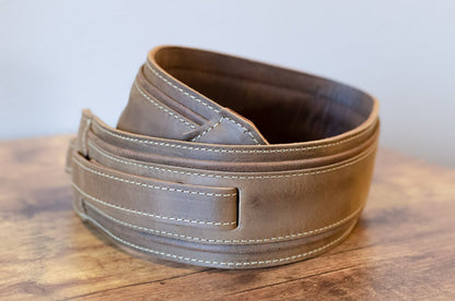 Taylor Wings Strap 600 Series Dark Brown Leather 3"