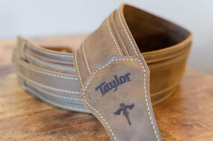 Taylor Wings Strap 600 Series Dark Brown Leather 3"