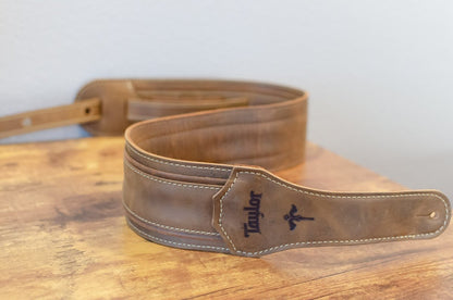 Taylor Wings Strap 600 Series Dark Brown Leather 3"