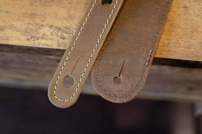 Taylor Wings Strap 600 Series Dark Brown Leather 3"