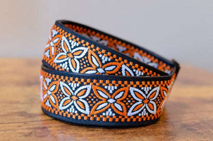 The Orange Lily Gibson Guitar Strap