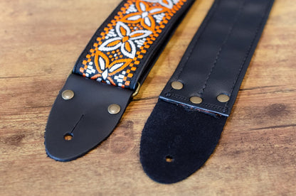 The Orange Lily Gibson Guitar Strap