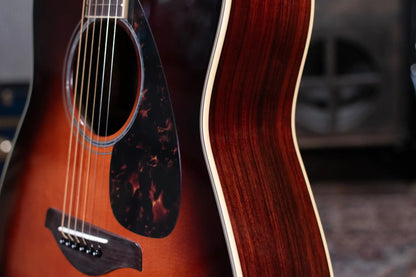new Yamaha FG830 TBS Acoustic Guitar Tobacco Sun Burst haggertys 10