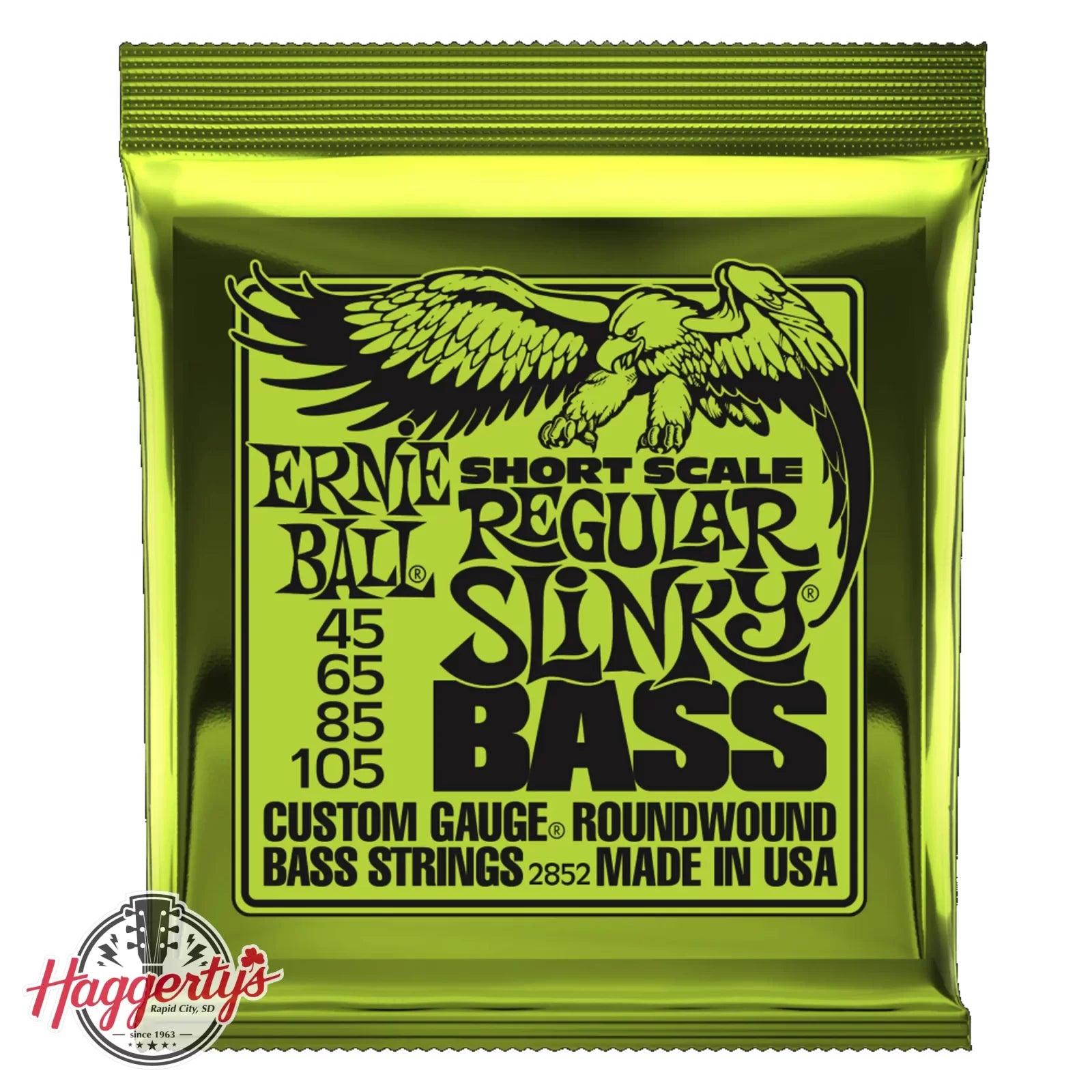 Ernie Ball Regular Slinky Short Scale Nickel Wound Bass Strings