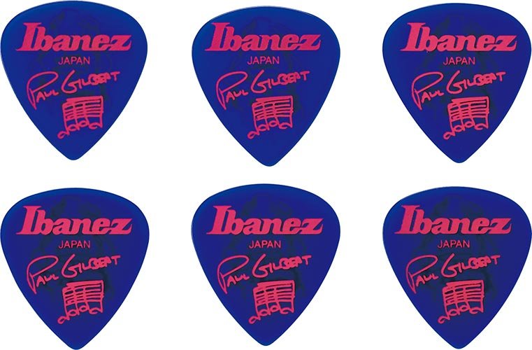 Ibanez B1000PG-JB Paul Gilbert Signature Heavy Celluloid Picks - 6 Pack