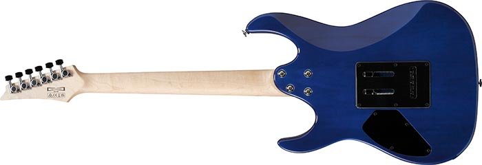 Ibanez GIO GRX70QATBB Electric Guitar - Transparent Blue Burst