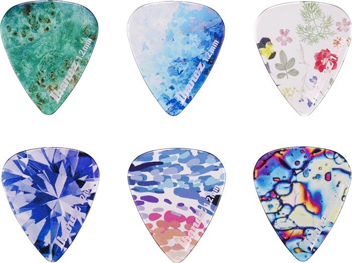 Ibanez Kaleido Series Extra-Heavy Guitar Picks 1.2mm - 6 Pack