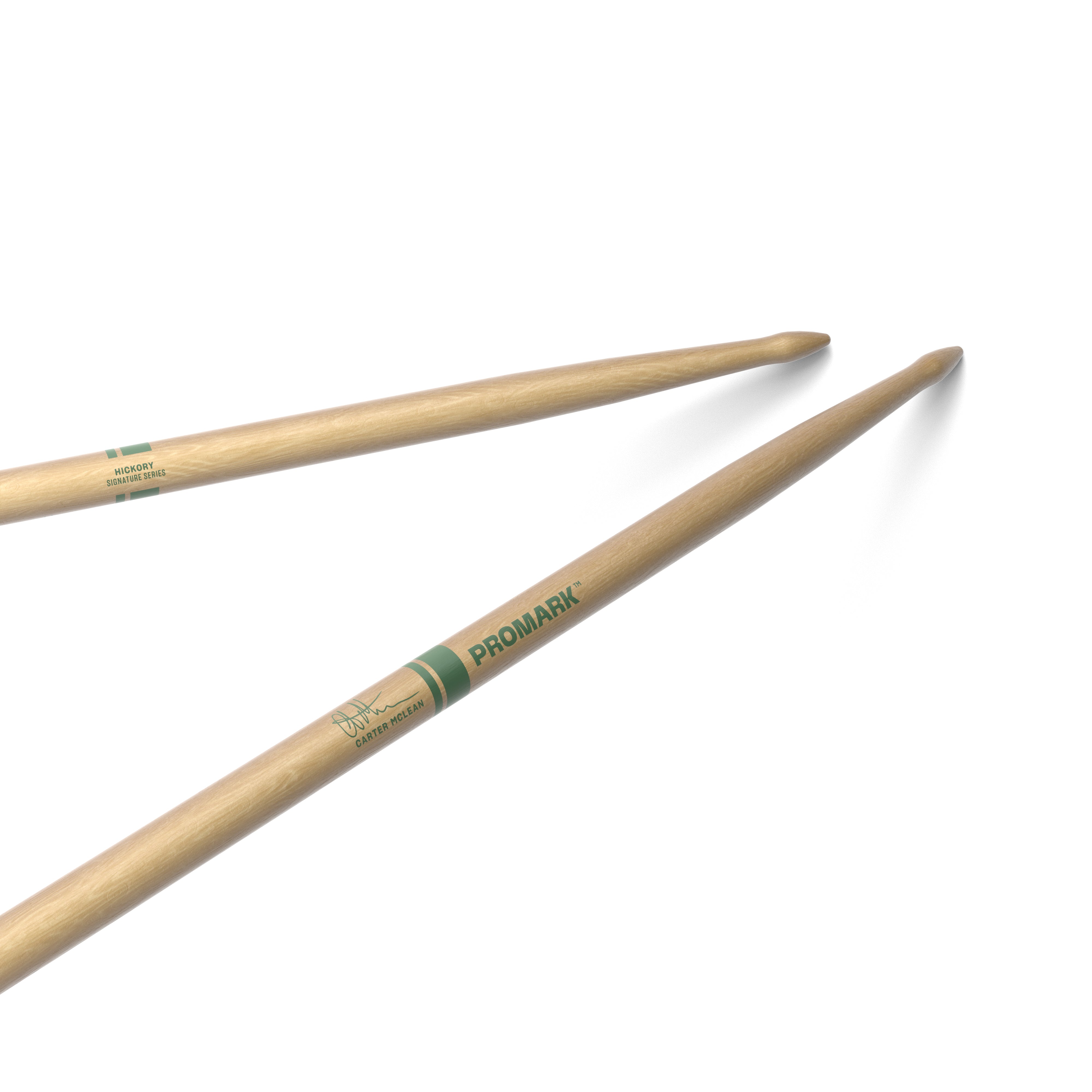 ProMark Carter McLean Hickory Drumstick, Wood Tip