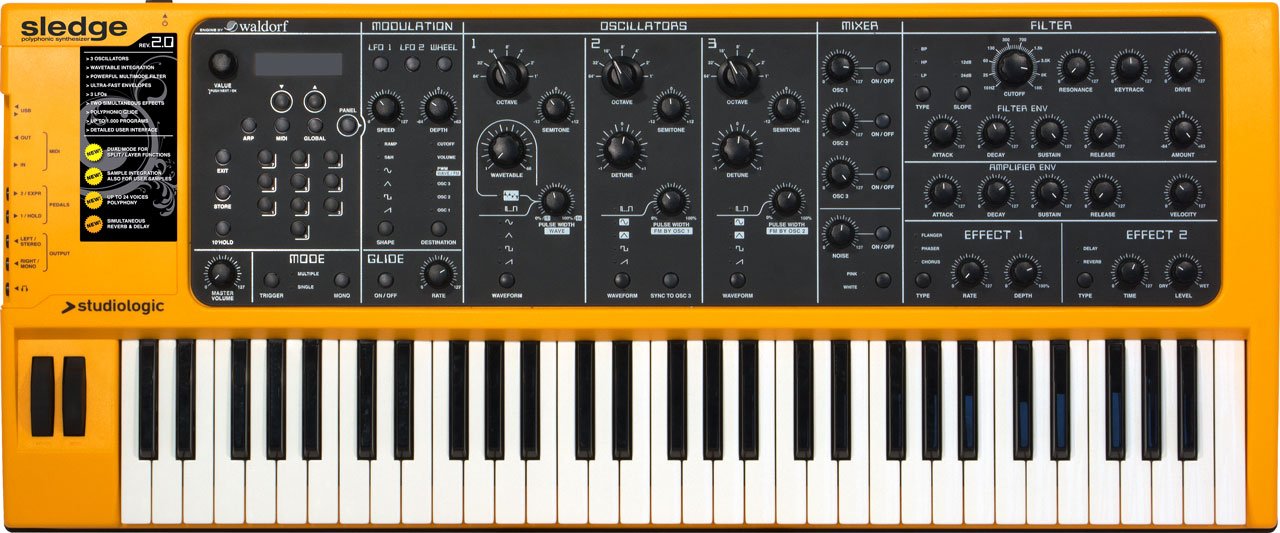 Studio Logic Sledge 2.0 Synthesizer - Floor Model