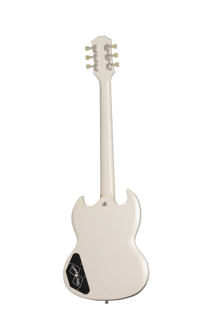 Epiphone 1961 Les Paul SG Standard Electric Guitar - Aged Classic White with Hardshell Case