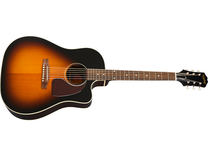 Epiphone J-45 EC All Solid Acoustic/Electric Guitar - Aged Vintage Sunburst Gloss