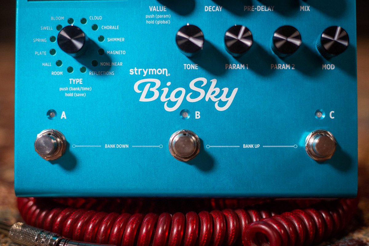 Strymon Big Sky Reverb Guitar Effects Pedal