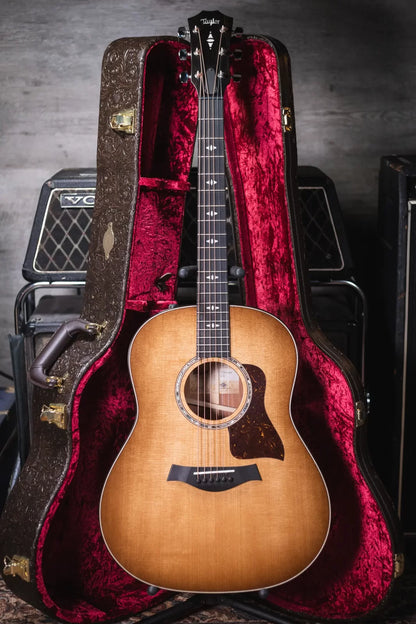 Taylor 517e Grand Pacific Acoustic/Electric Guitar - Tobacco Sunburst with Deluxe Hardshell - Floor Model