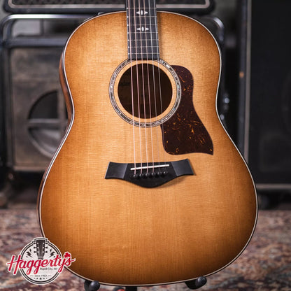 Taylor 517e Grand Pacific Acoustic/Electric Guitar - Tobacco Sunburst with Deluxe Hardshell - Floor Model