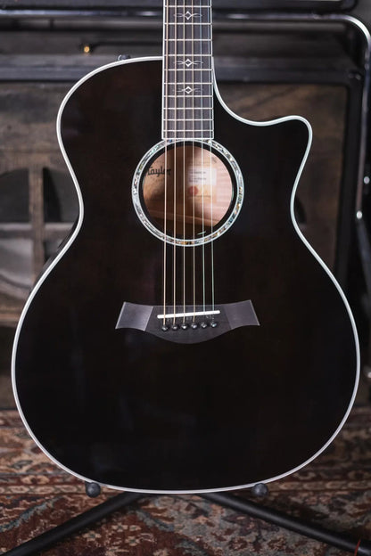Taylor 614ce Special Edition Grand Auditorium Acoustic/Electric Guitar - Gaslamp Black with Hardshell Case