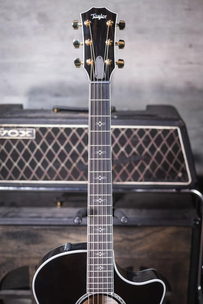 Taylor 614ce Special Edition Grand Auditorium Acoustic/Electric Guitar - Gaslamp Black with Hardshell Case