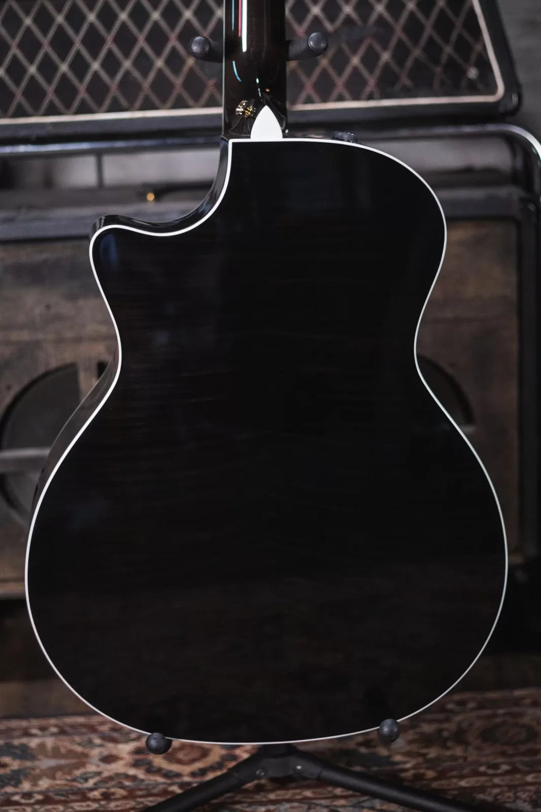 Taylor 614ce Special Edition Grand Auditorium Acoustic/Electric Guitar - Gaslamp Black with Hardshell Case
