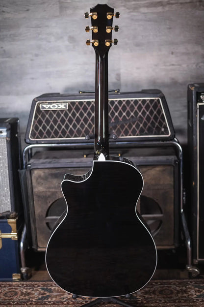 Taylor 614ce Special Edition Grand Auditorium Acoustic/Electric Guitar - Gaslamp Black with Hardshell Case