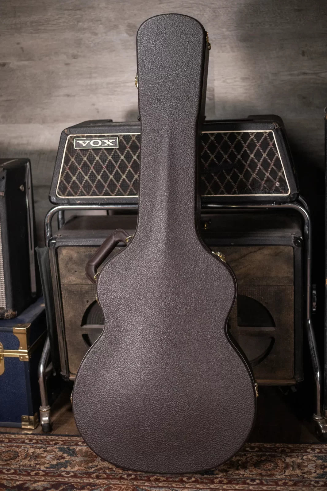 Taylor Custom Shop Grand Auditorium Bearclaw Spruce/Flame Maple Acoustic/Electric Guitar with Hardshell Case