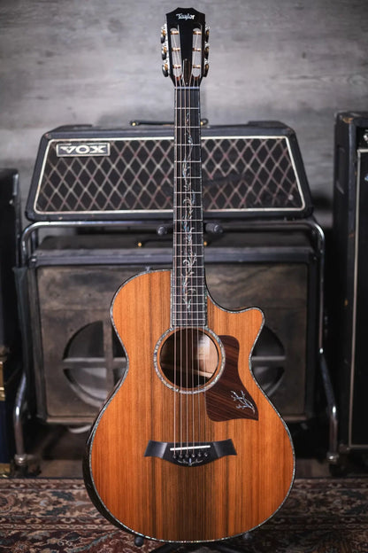 Taylor PS12ce 12-Fret Honduran Rosewood/Sinker Redwood Acoustic Electric Guitar with Deluxe Hardshell Case