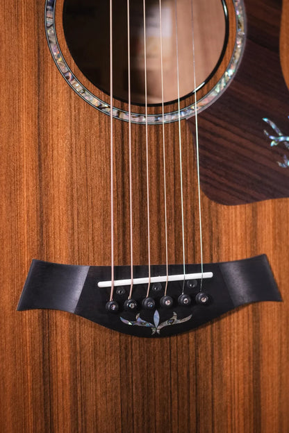 Taylor PS12ce 12-Fret Honduran Rosewood/Sinker Redwood Acoustic Electric Guitar with Deluxe Hardshell Case