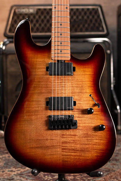 (LAYAWAY) Sterling by Music Man Sabre Electric Guitar - Cobra Burst with Gig Bag