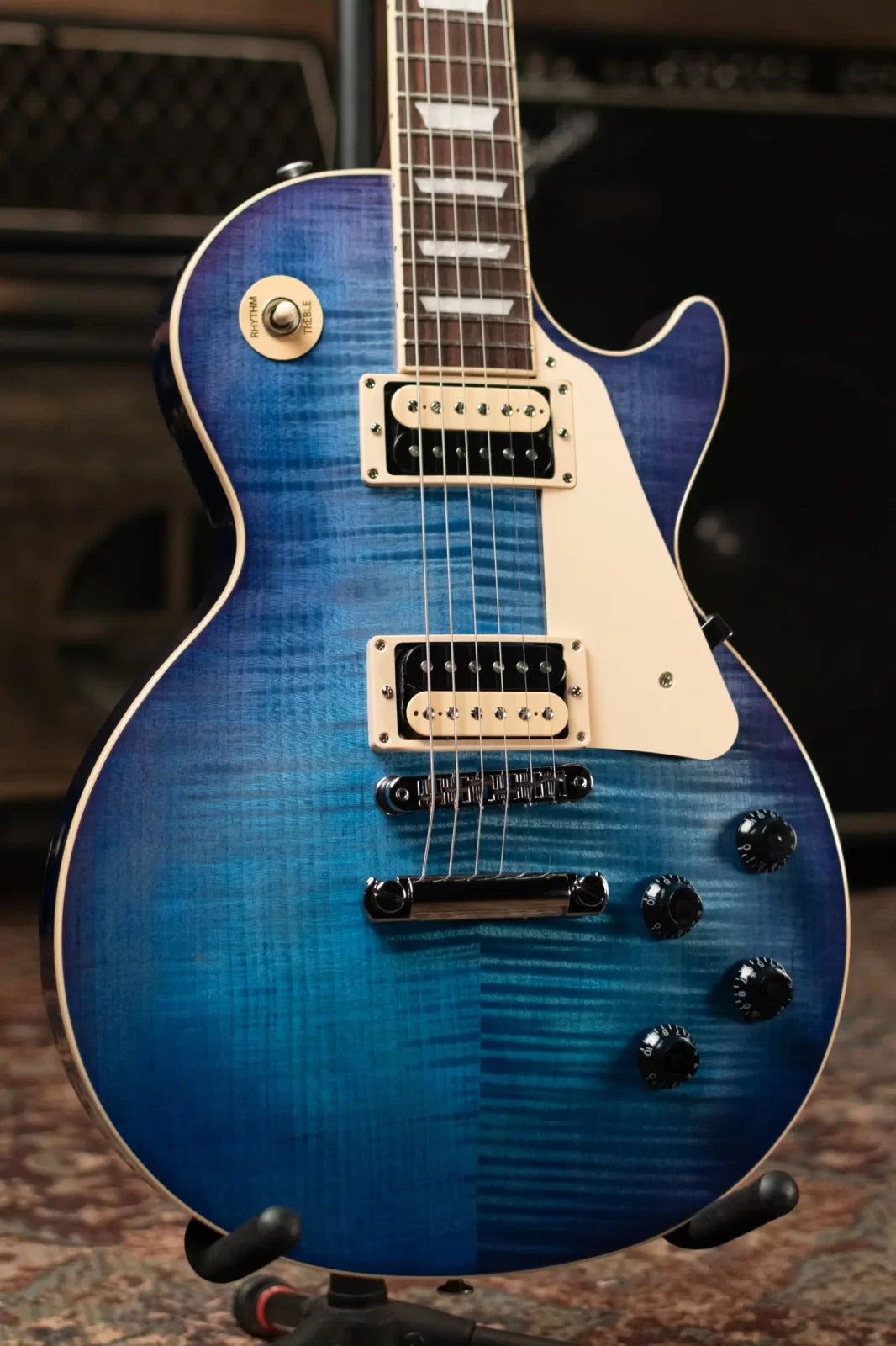 Gibson Traditional Pro V Les Paul - Blueberry Burst with Hardshell Case - Used
