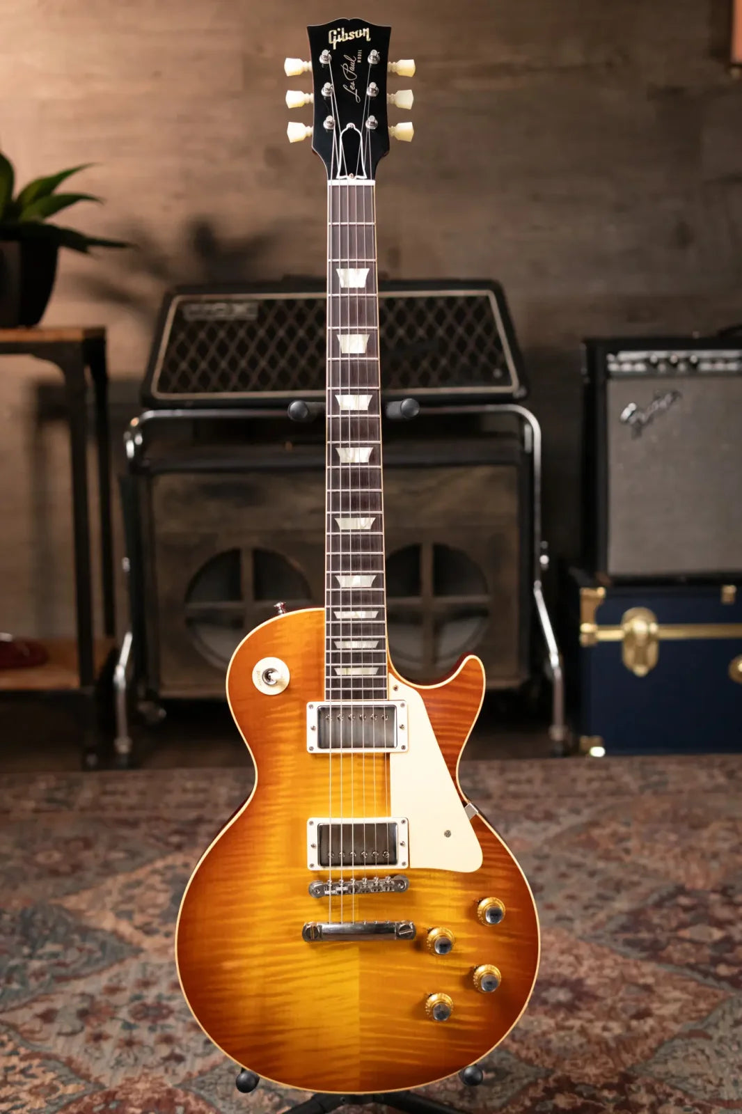 Gibson Custom Shop 1960 Les Paul Standard Reissue - VOS Iced Tea Burst with Hardshell Case - Used