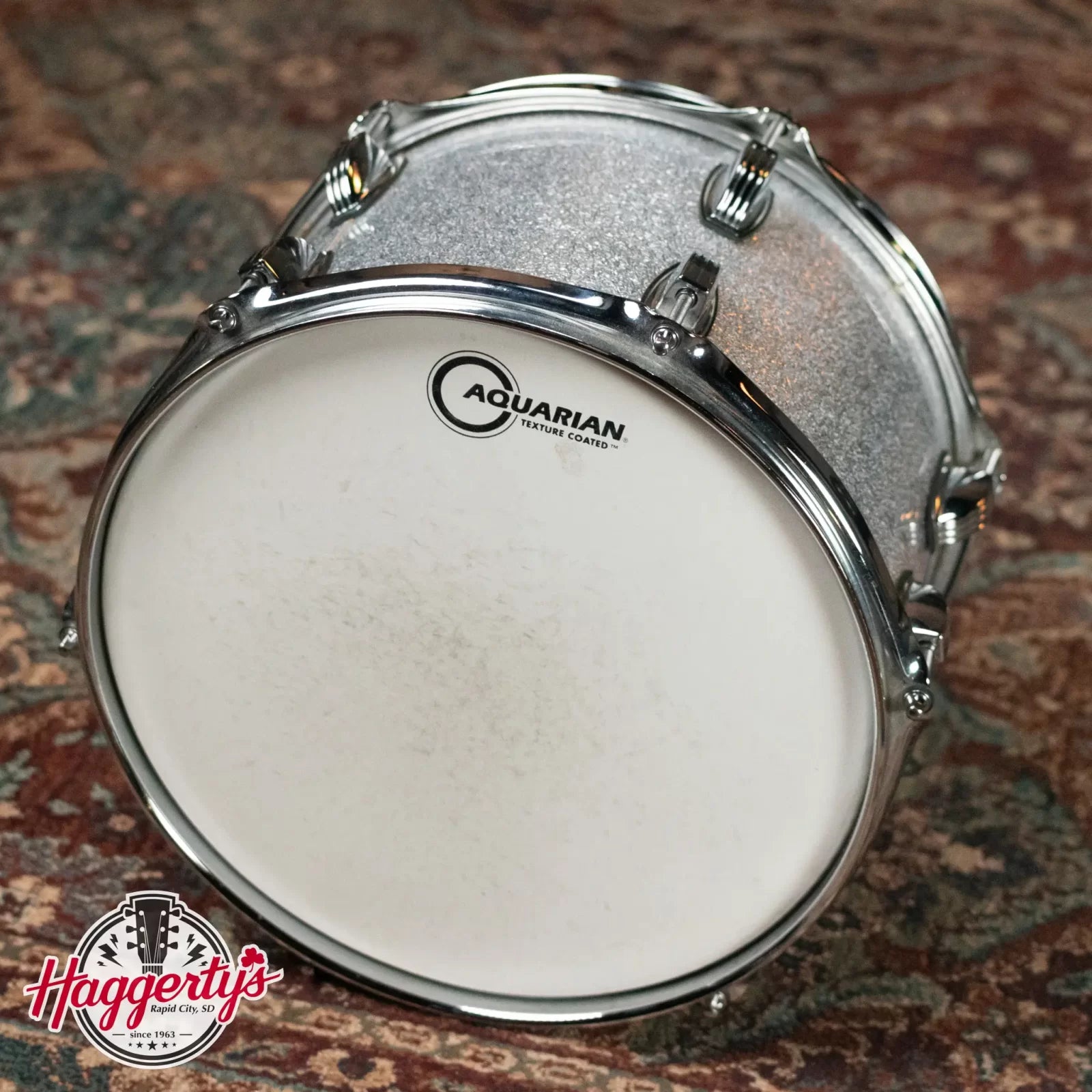 Ludwig Keystone 12X8 Silver Sparkle Tom -Used