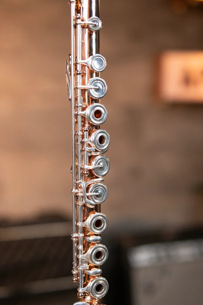 Powell-Sonare 708 Sonare Series Professional Gold Flute B Foot / Open Hole / Offset G / Split E